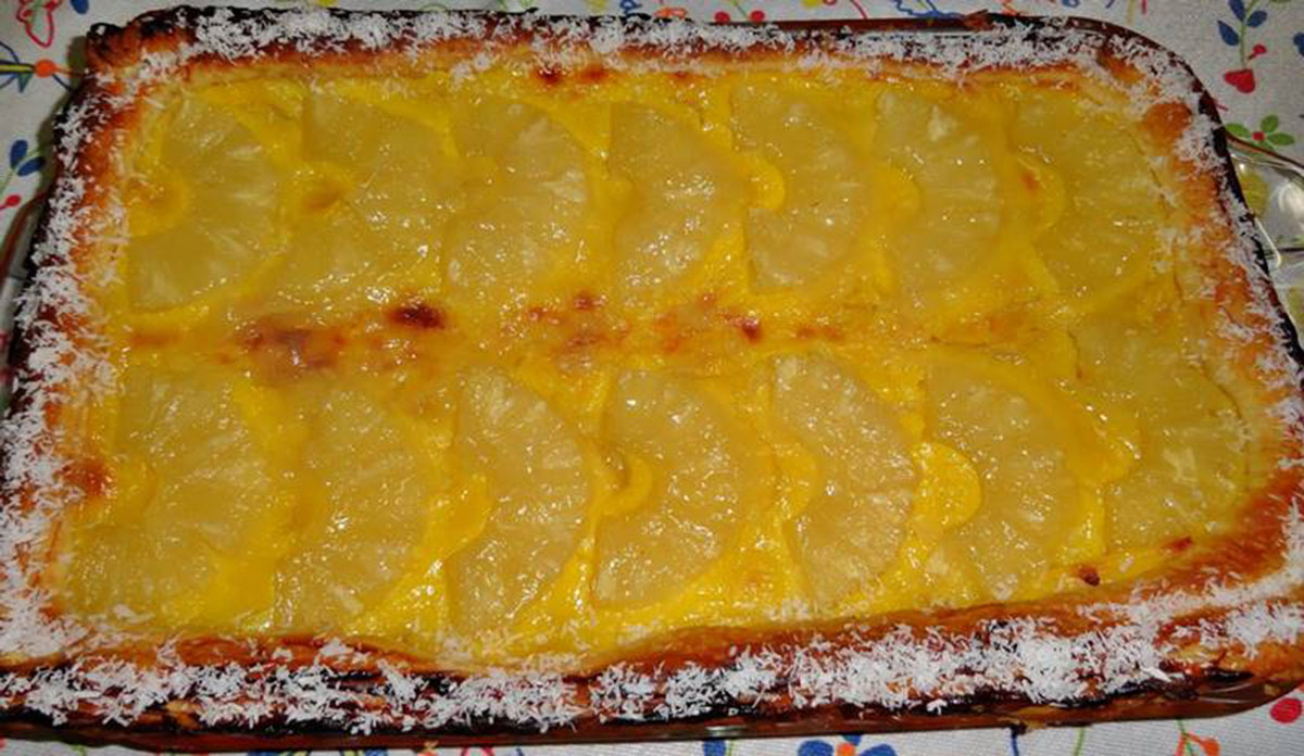 Como fazer esta fantástica tarte folhada de ananás