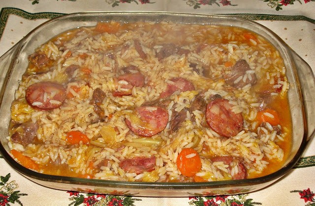  faça esta receita de arroz Saboroso à portuguesa!