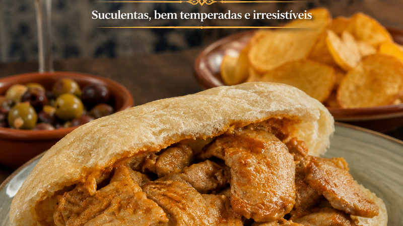 Bifanas no pão