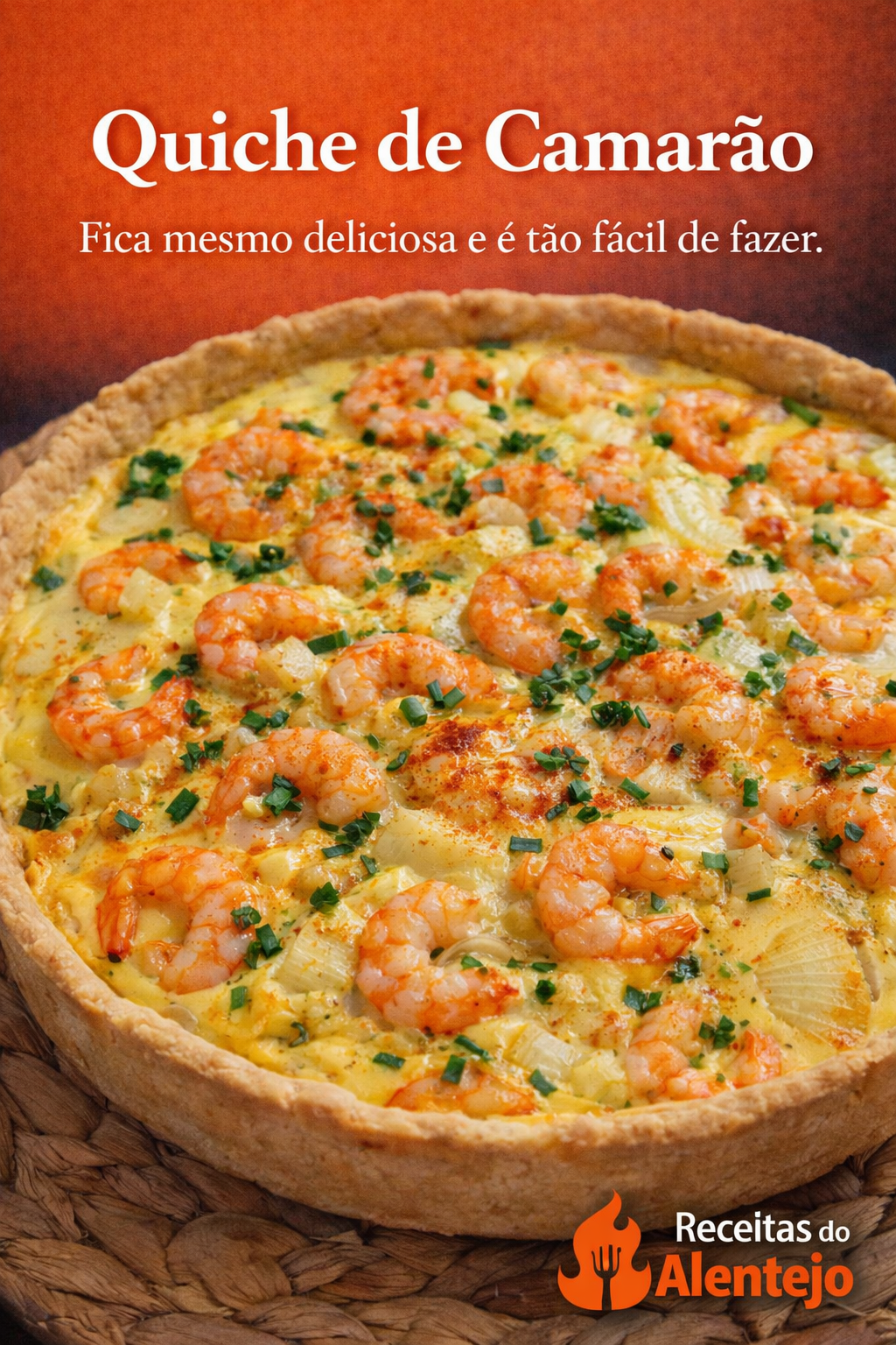 Quiche de Camarão