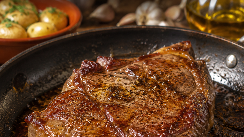 Como fazer um Bife de Vitela na Frigideira