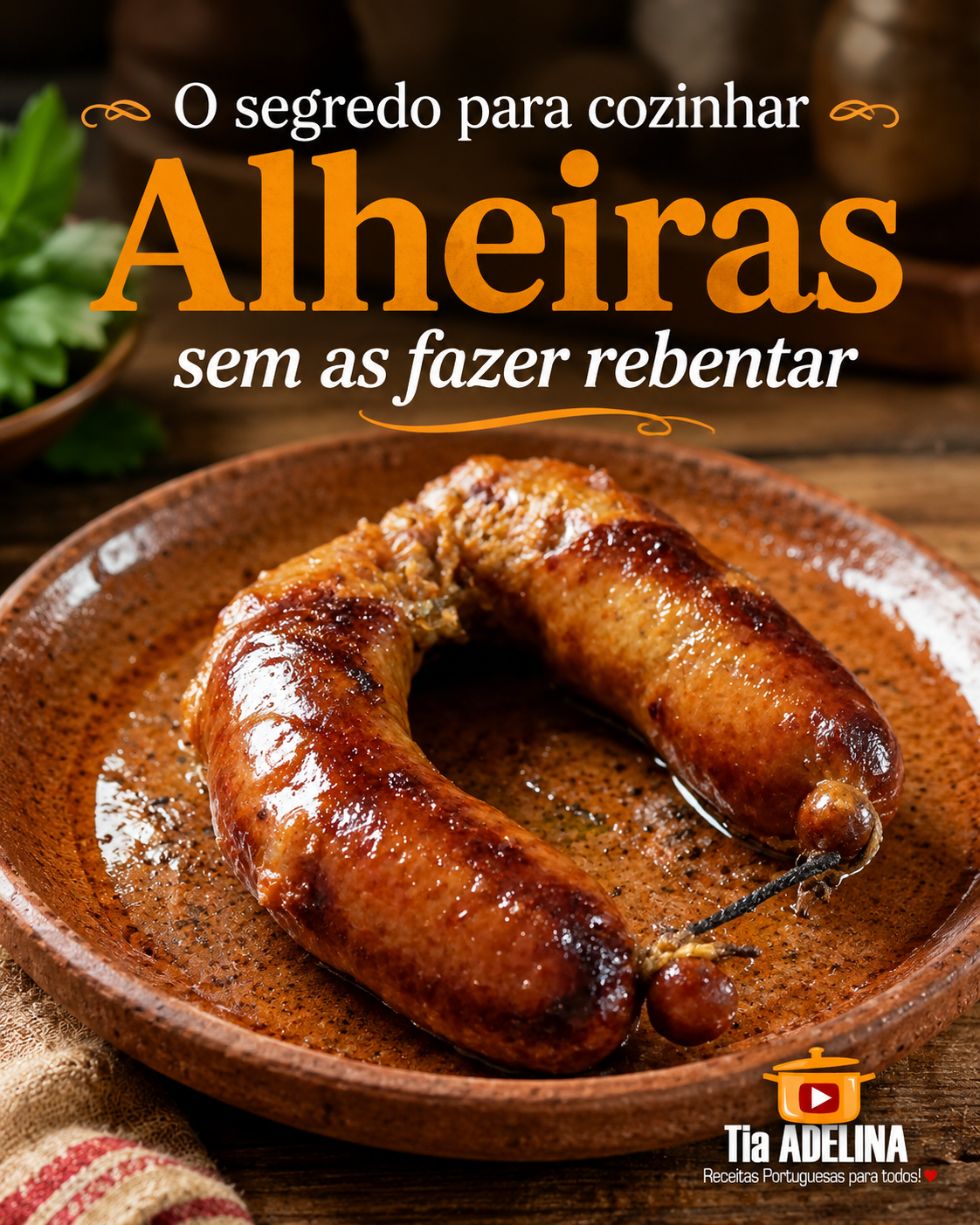 O segredo para cozinhar Alheiras sem as fazer rebentar