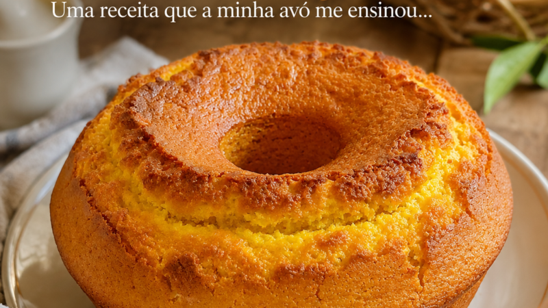 Bolo de Laranja – Uma receita que a minha avó me ensinou…