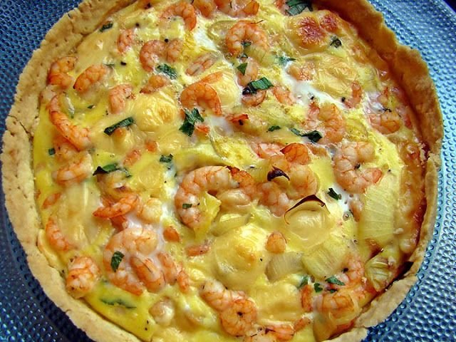 Quiche de Camarão