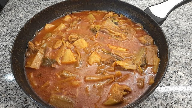 Receita de caril de porco 