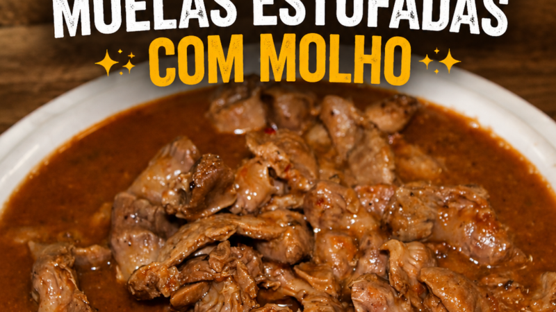 Moelas Estufadas com Molho Especial