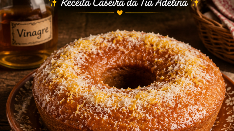 Bolo de vinagre húmido