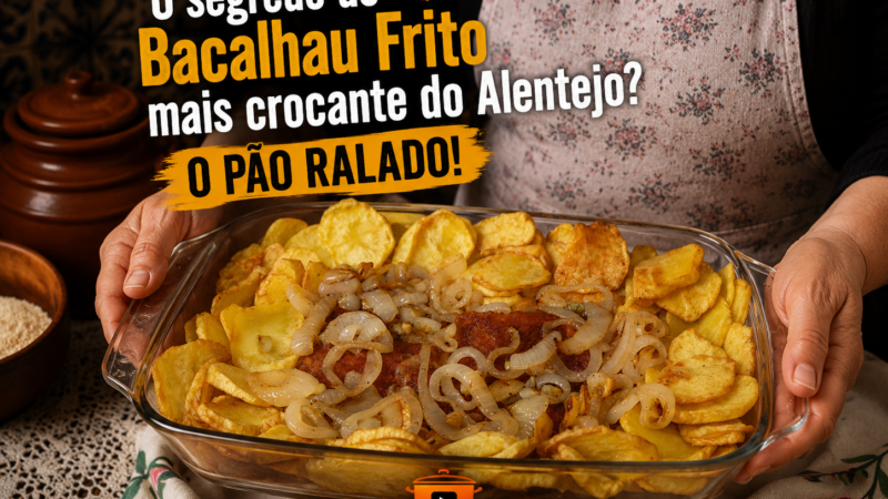 Bacalhau frito com pão ralado