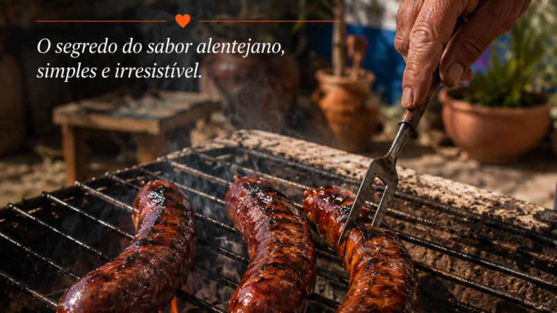 Como Grelhar Chouriços na Brasa