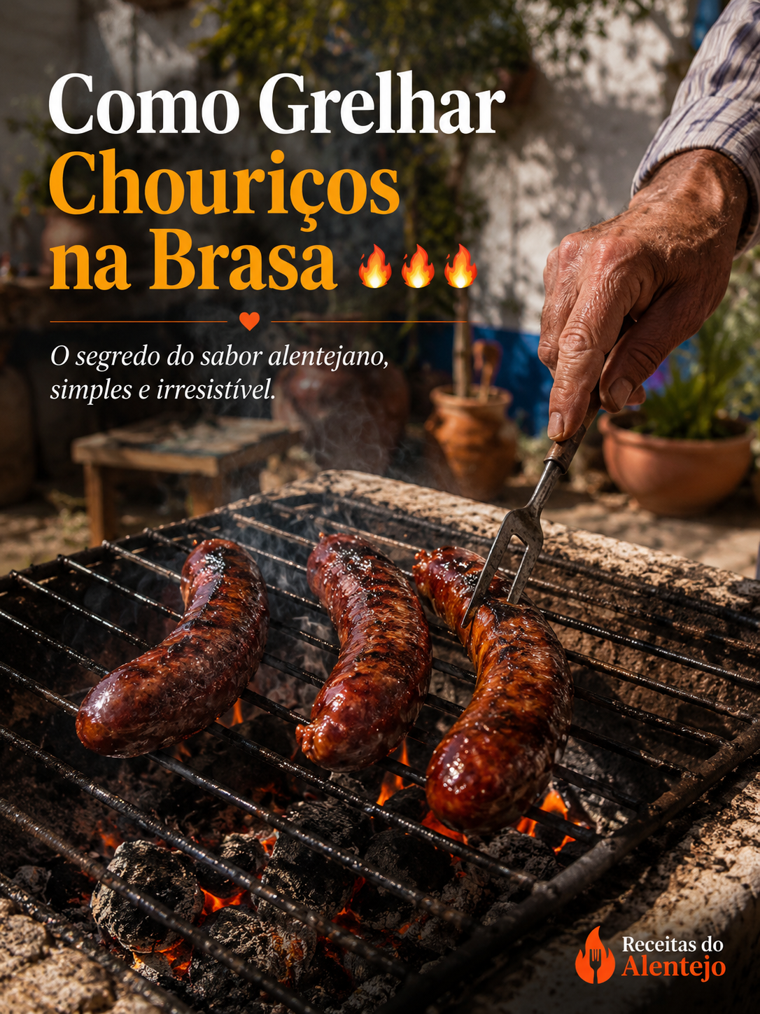 Como Grelhar Chouriços na Brasa