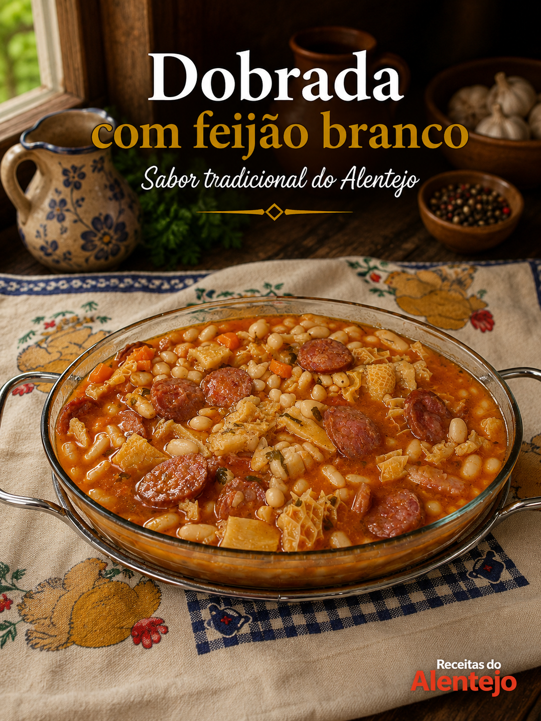 Dobrada com feijão branco