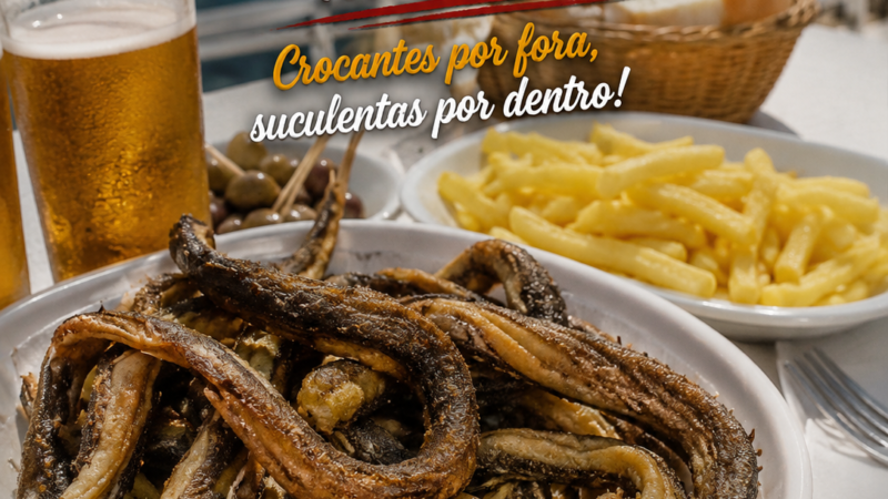 Segredos para Enguias Fritas no Ponto