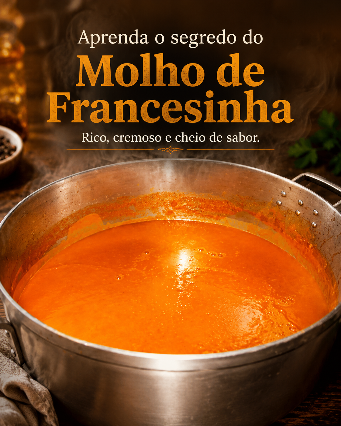 Aprenda o segredo do Molho de Francesinha