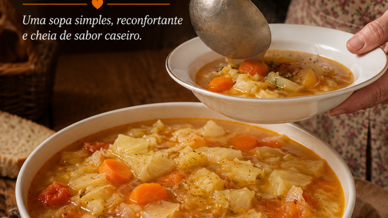Sopa de repolho fácil