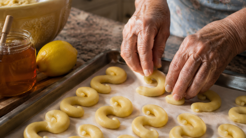Esses de mel e limão – receita antiga da avó