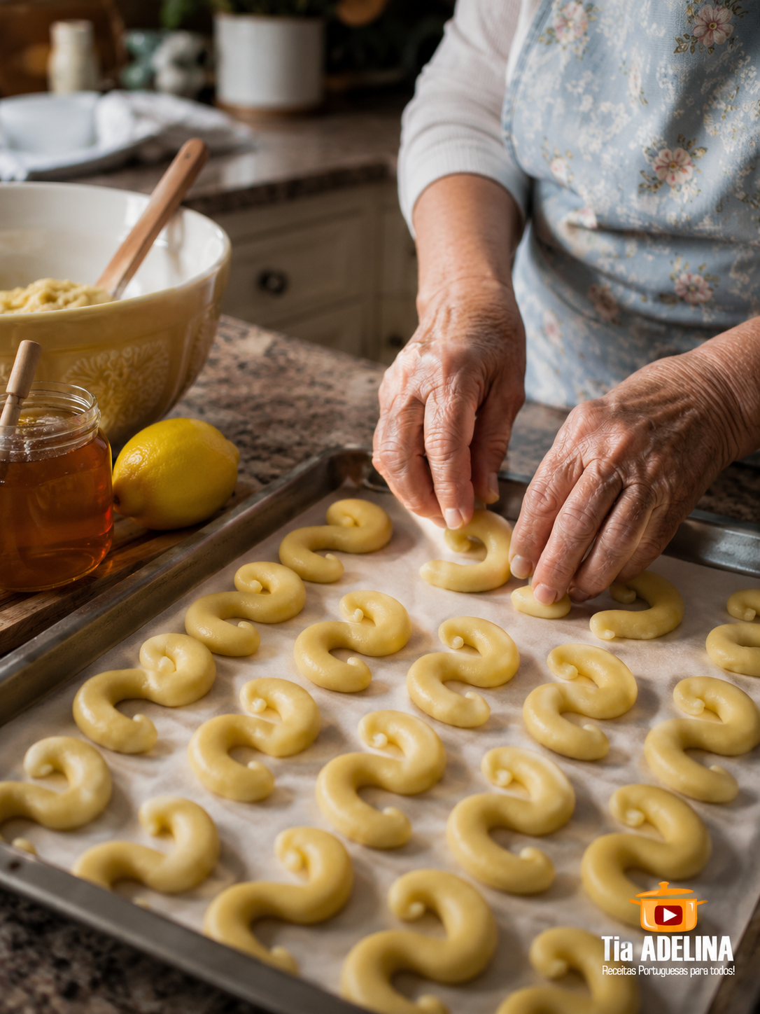 Esses de mel e limão – receita antiga da avó