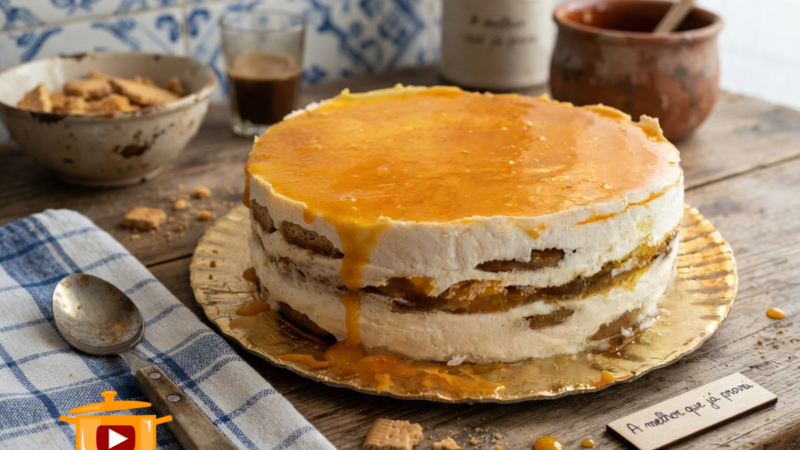 Bolo de Bolacha com Doce de Ovos – A melhor que já provei