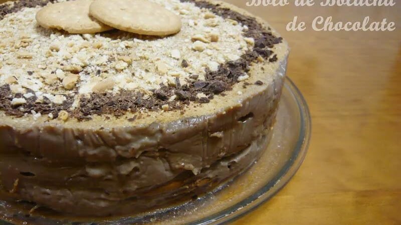 Bolo de Bolacha de Chocolate