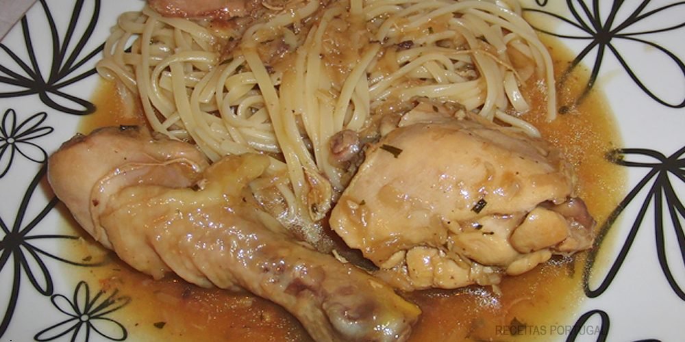 Frango c/ Sopa de Cebola