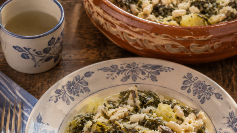 Receita antiga de Feijão com Côdeas