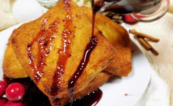 Fatias Douradas com Calda de Vinho do Porto