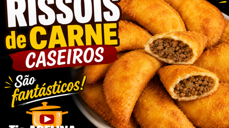 Rissóis de Carne Caseiros – São fantásticos