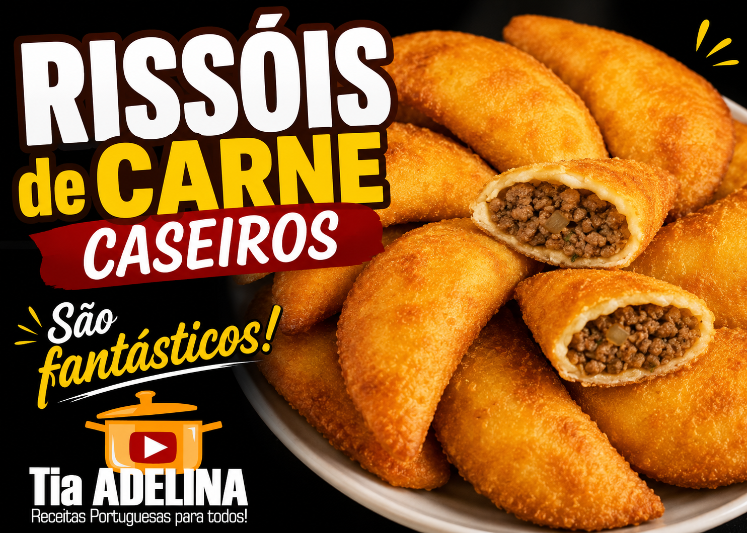 Rissóis de Carne Caseiros – São fantásticos