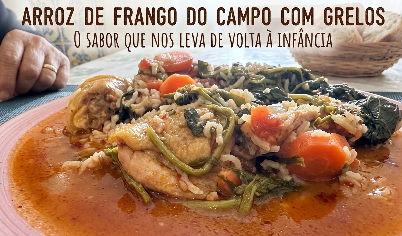 Arroz de Frango do Campo com Grelos – Sabor Tradicional à Moda Antiga