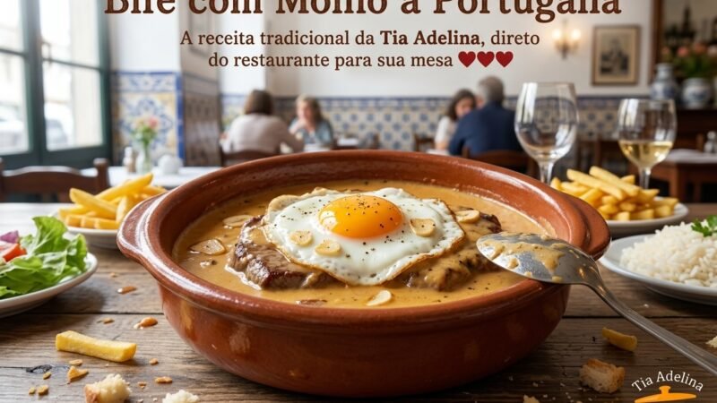 BIFE COM MOLHO À PORTUGÁLIA