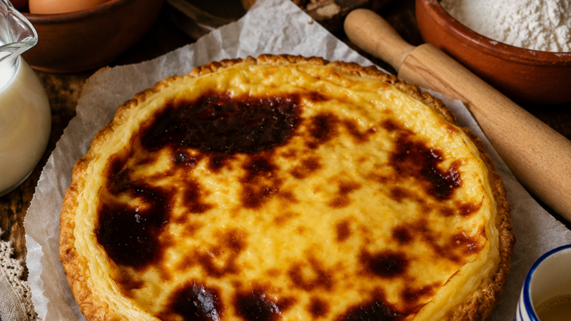 Tarte de Nata com massa folhada