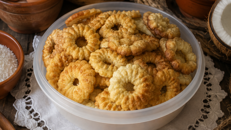 Biscoitos de côco