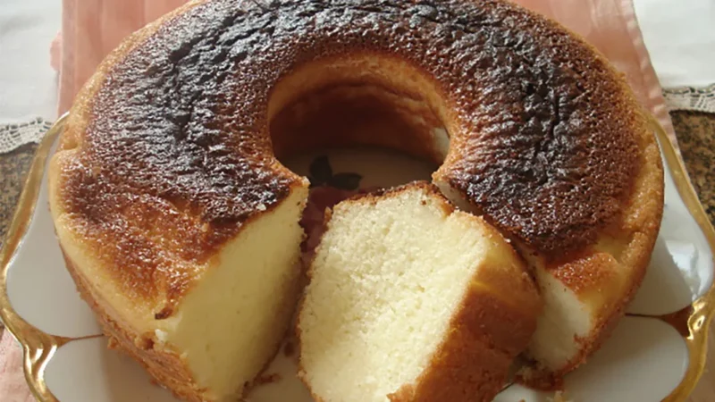 Bolo de arroz fofinho