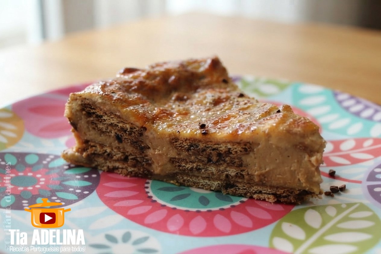 Tarte de bolacha Maria