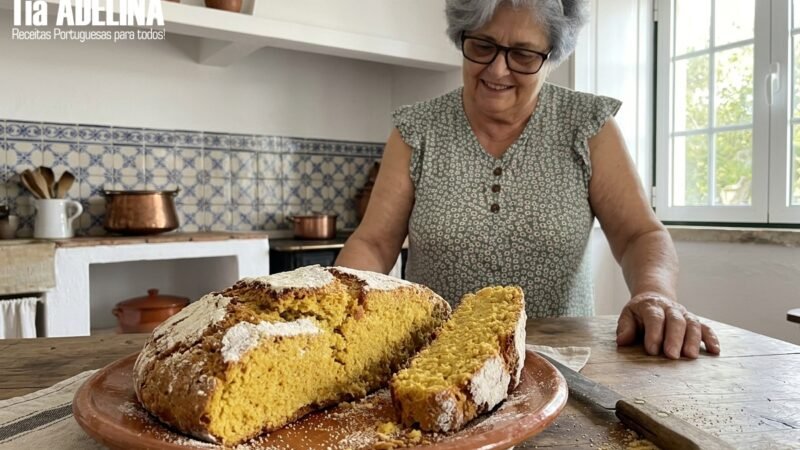 Broa de Milho feita em casa