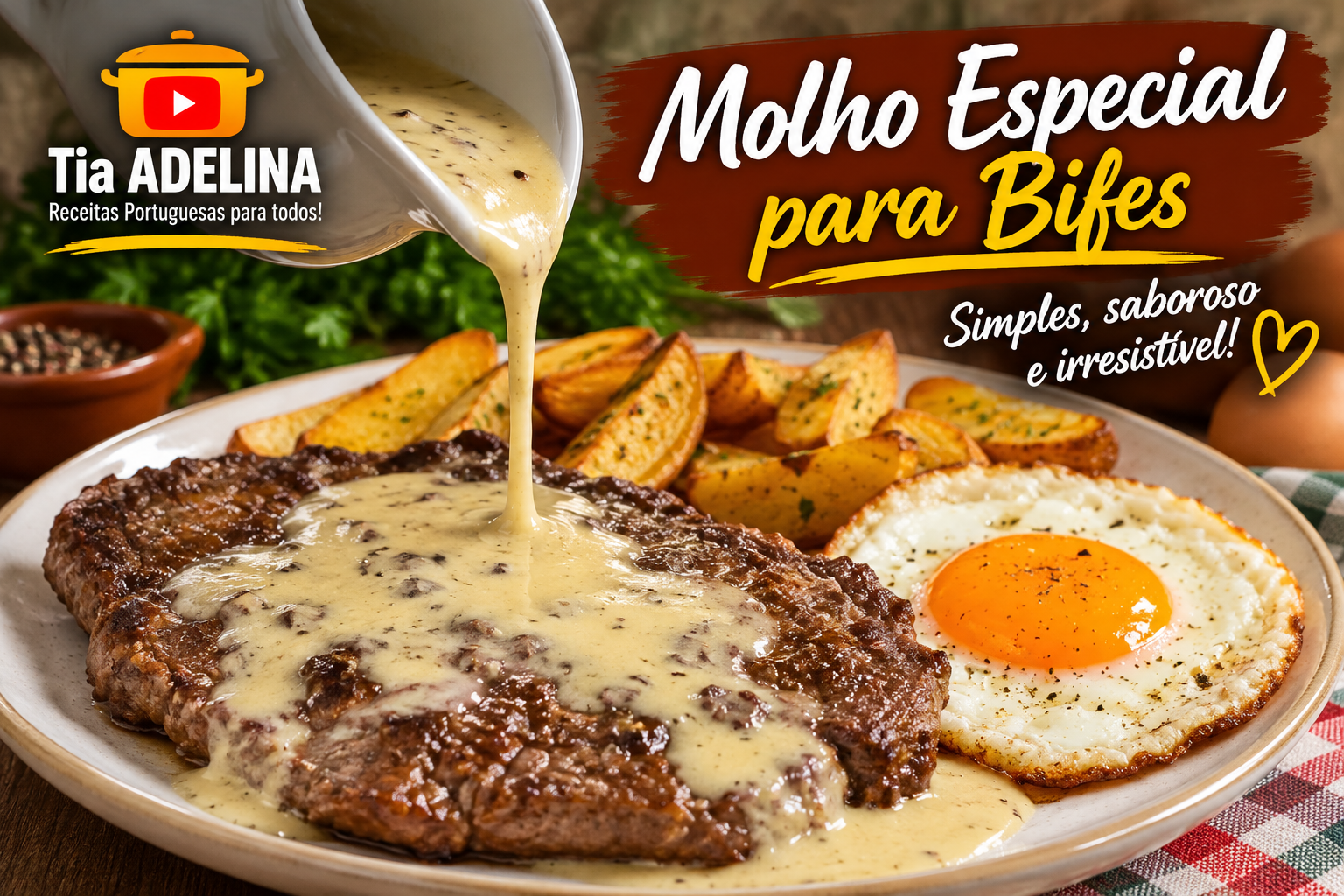 MOLHO ESPECIAL PARA BIFES