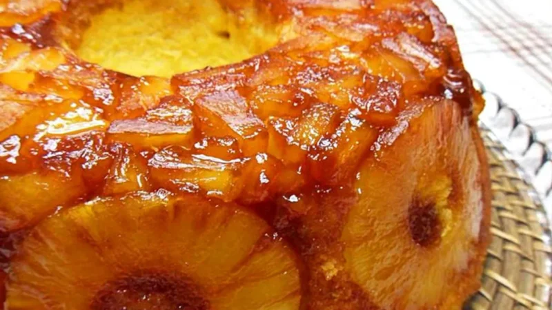 Bolo de Ananás no ponto certo