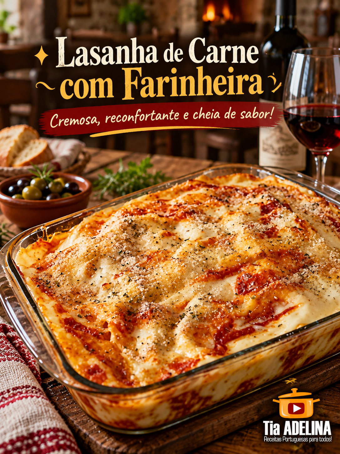 Lasanha de Carne com Farinheira