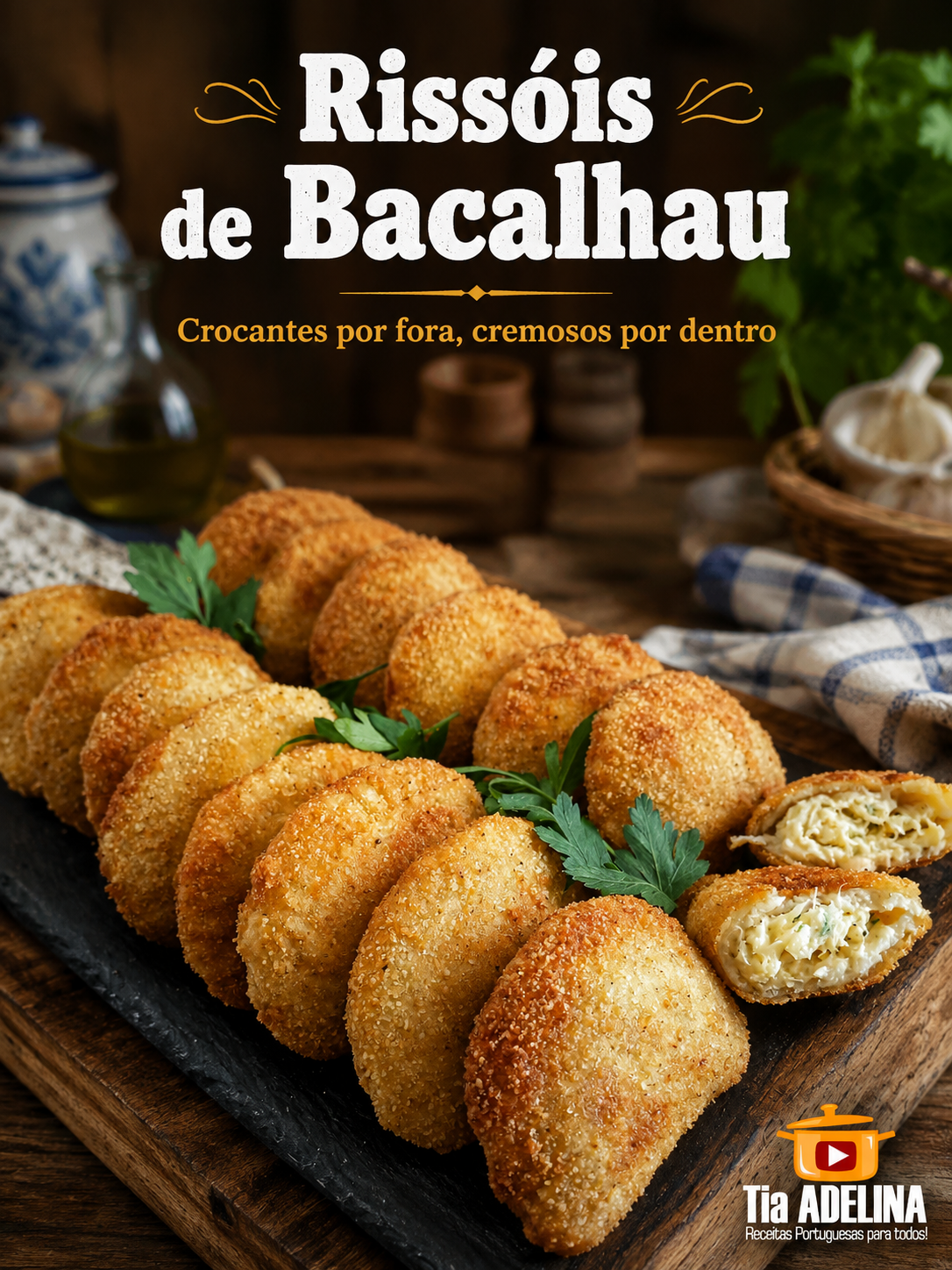 Rissóis de Bacalhau