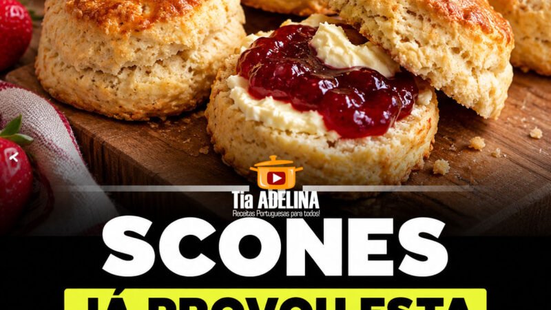 SCONES rápidos para o lanche