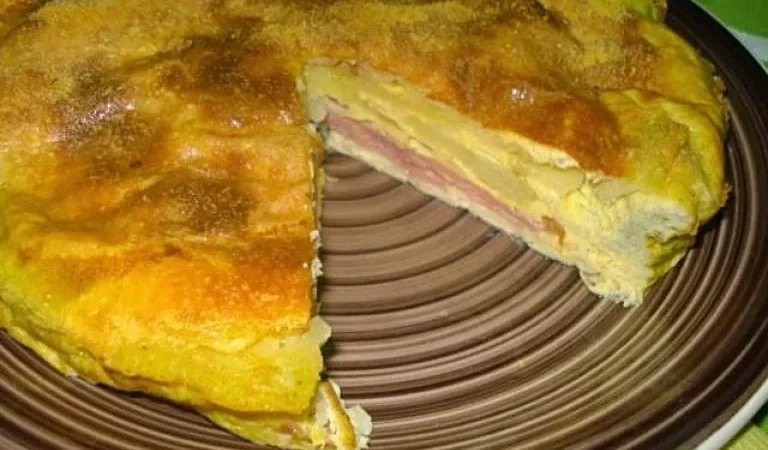 TORTILHA DE BATATA NO FORNO