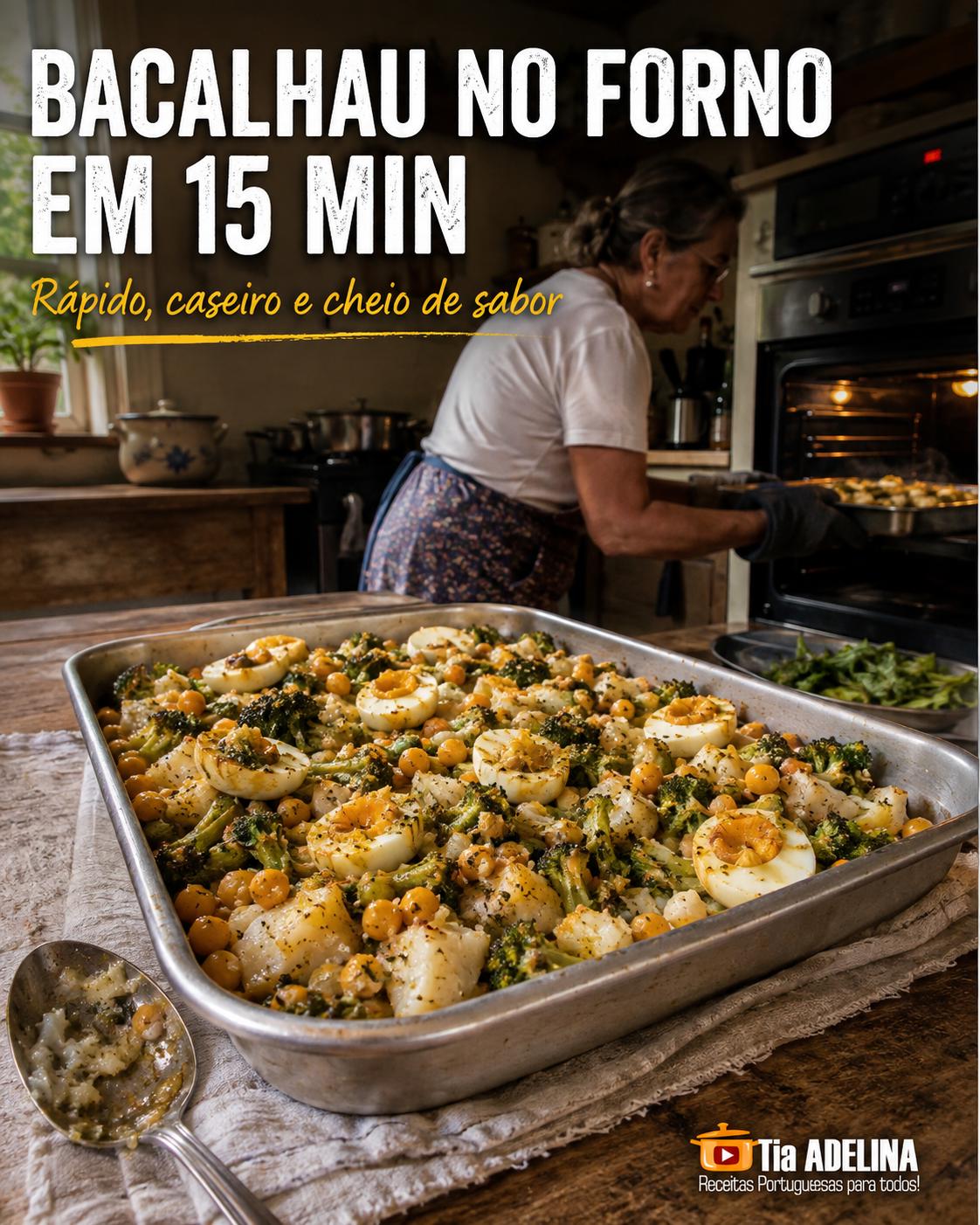 Bacalhau no Forno em 15 min