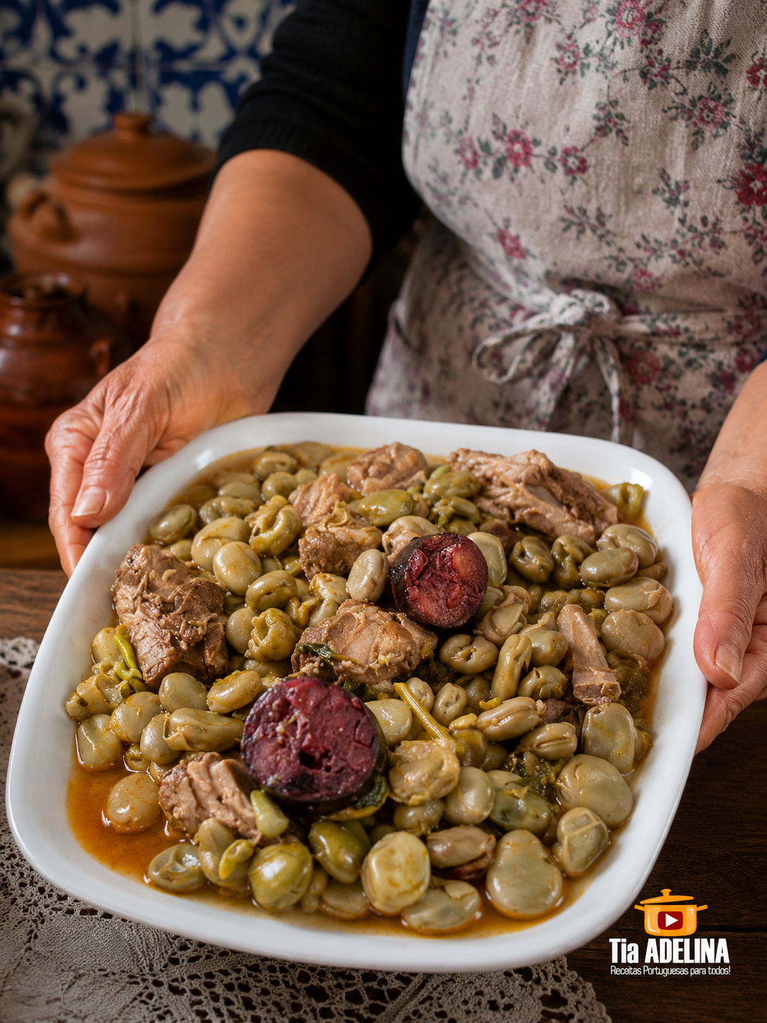 Favas com Entrecosto