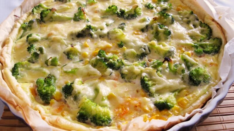 Tarte de Legumes para levar para a praia