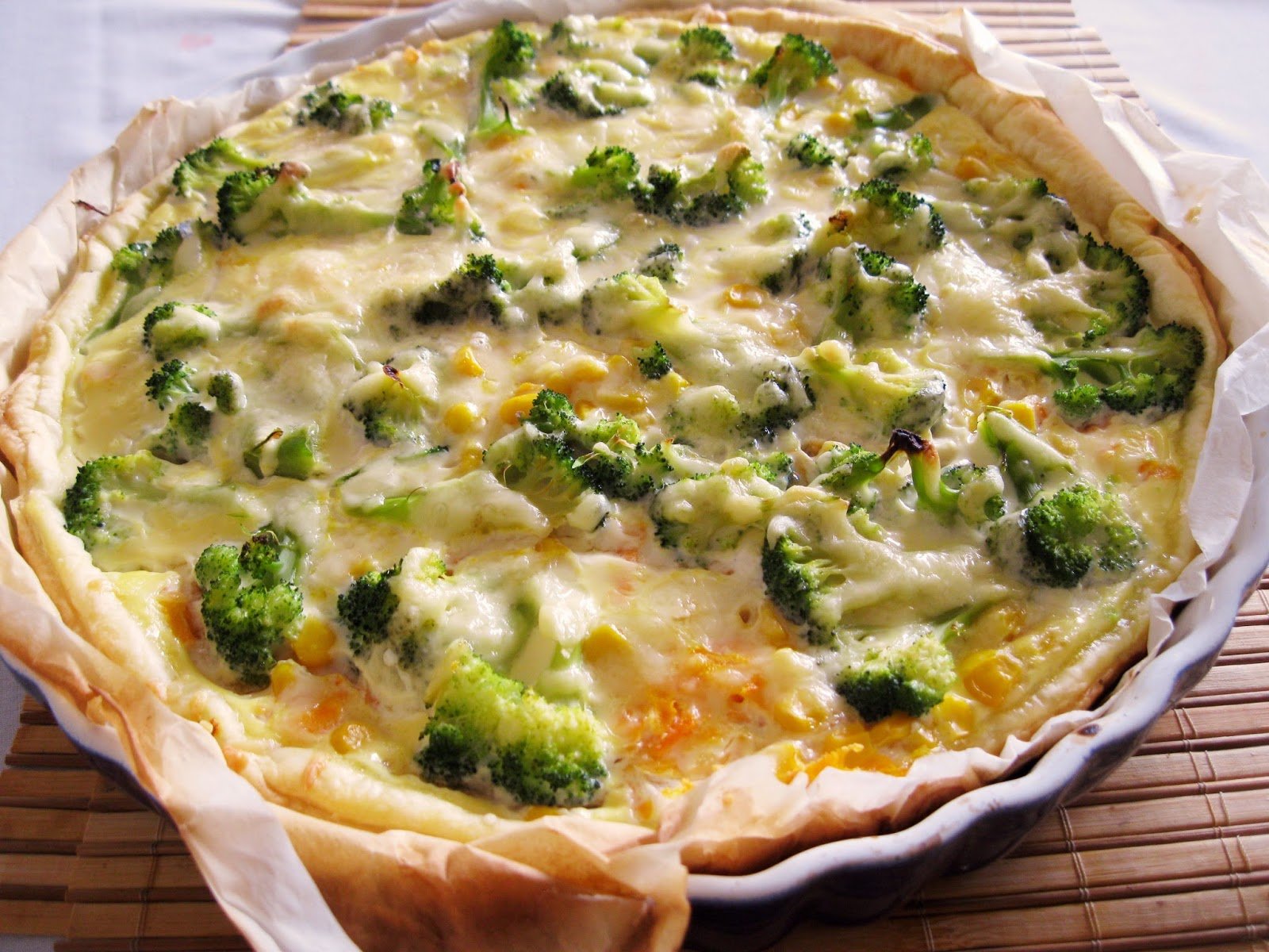 Tarte de Legumes para levar para a praia
