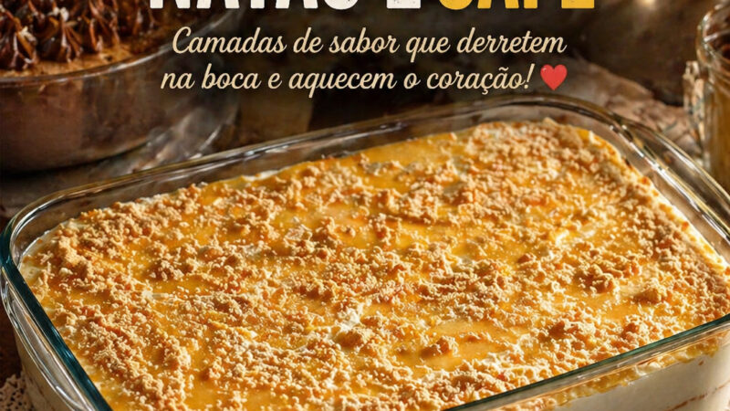 Doce de natas e café