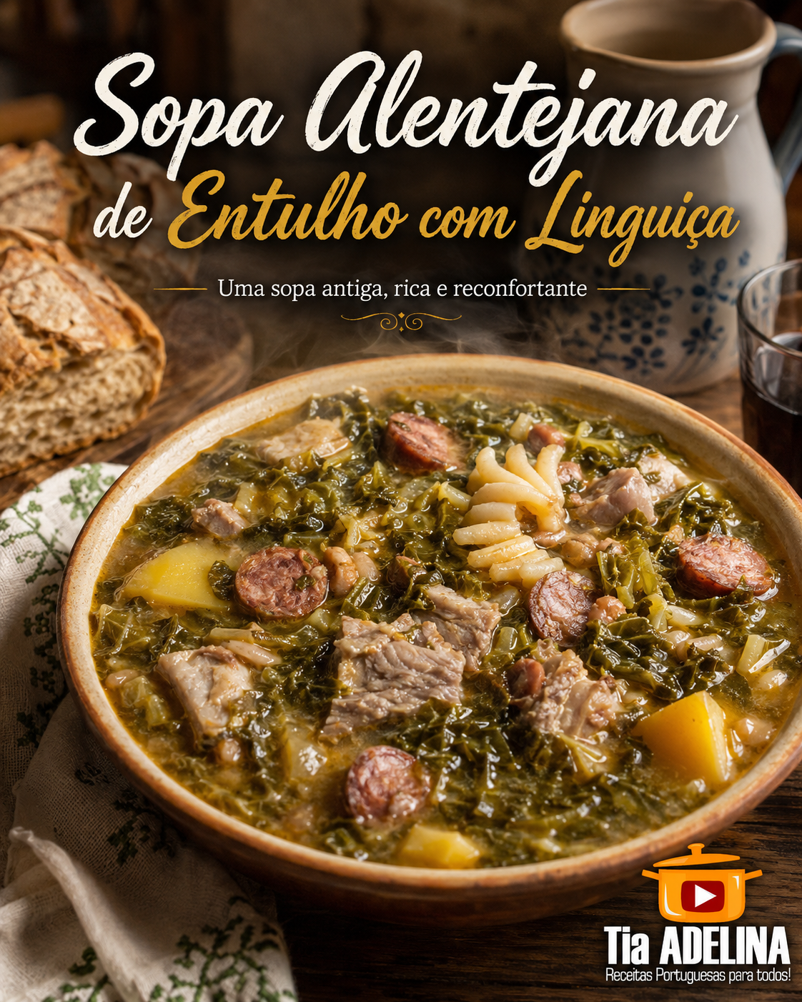 Sopa Alentejana de Entulho com Linguiça