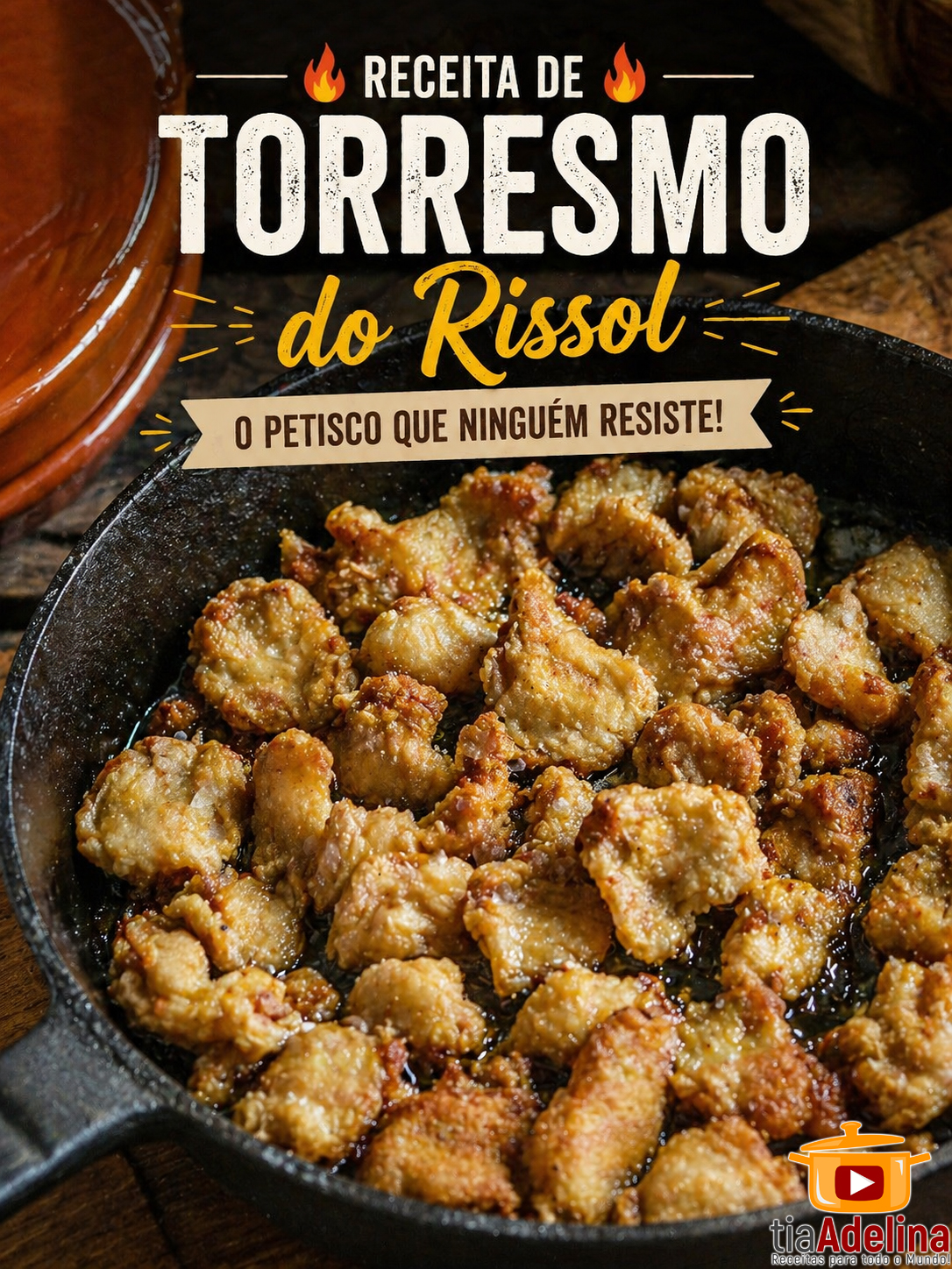 Torresmo do Rissol – O Petisco que ninguém resiste!