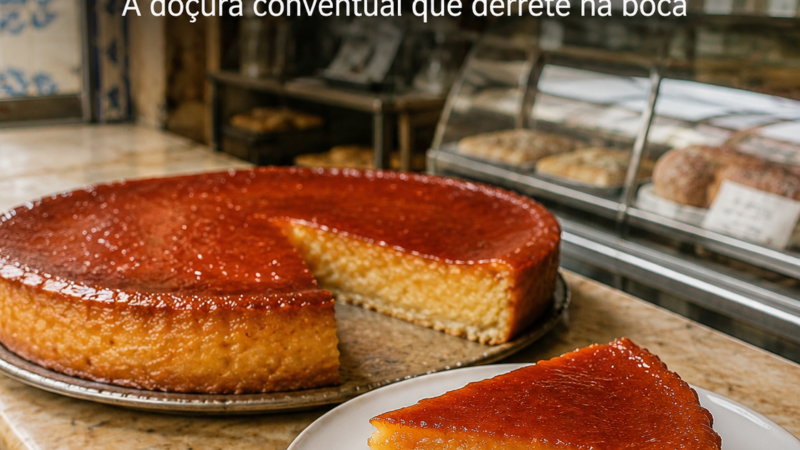 Tarte de Amêndoa e Toucinho do Céu