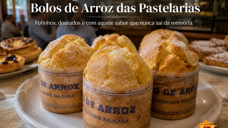 O Segredo dos Famosos Bolos de Arroz das Pastelarias