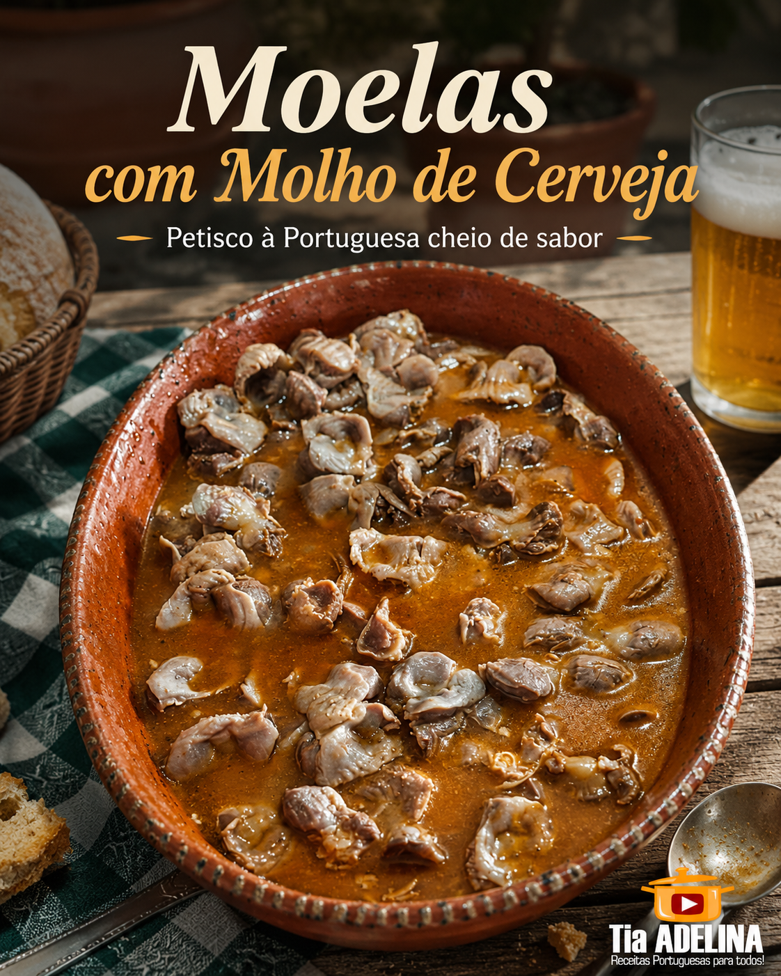 Moelas com Molho de Cerveja – Petisco à Portuguesa
